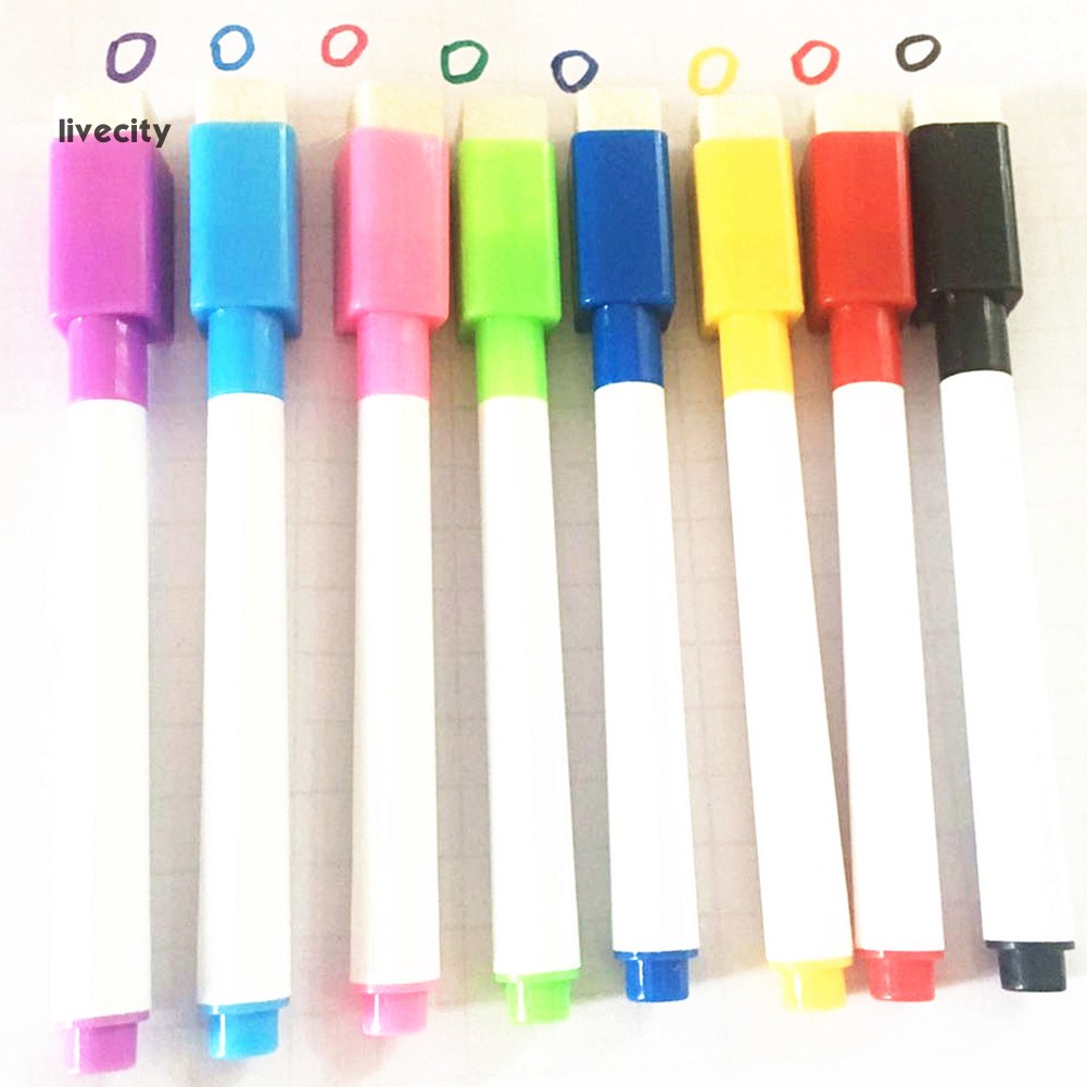 Bộ 8 Bút Lông Viết Bảng Có Thể Xóa Được