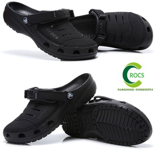Dép sục nhựa chống hôi chân -Croslite-Yukon-Sport-Clog màu đen
