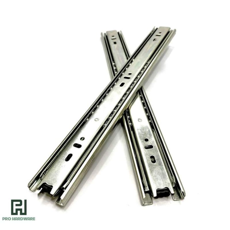 Ray bi 3 tầng dùng cho ngăn tủ  hộc bàn chất liệu inox cao cấp