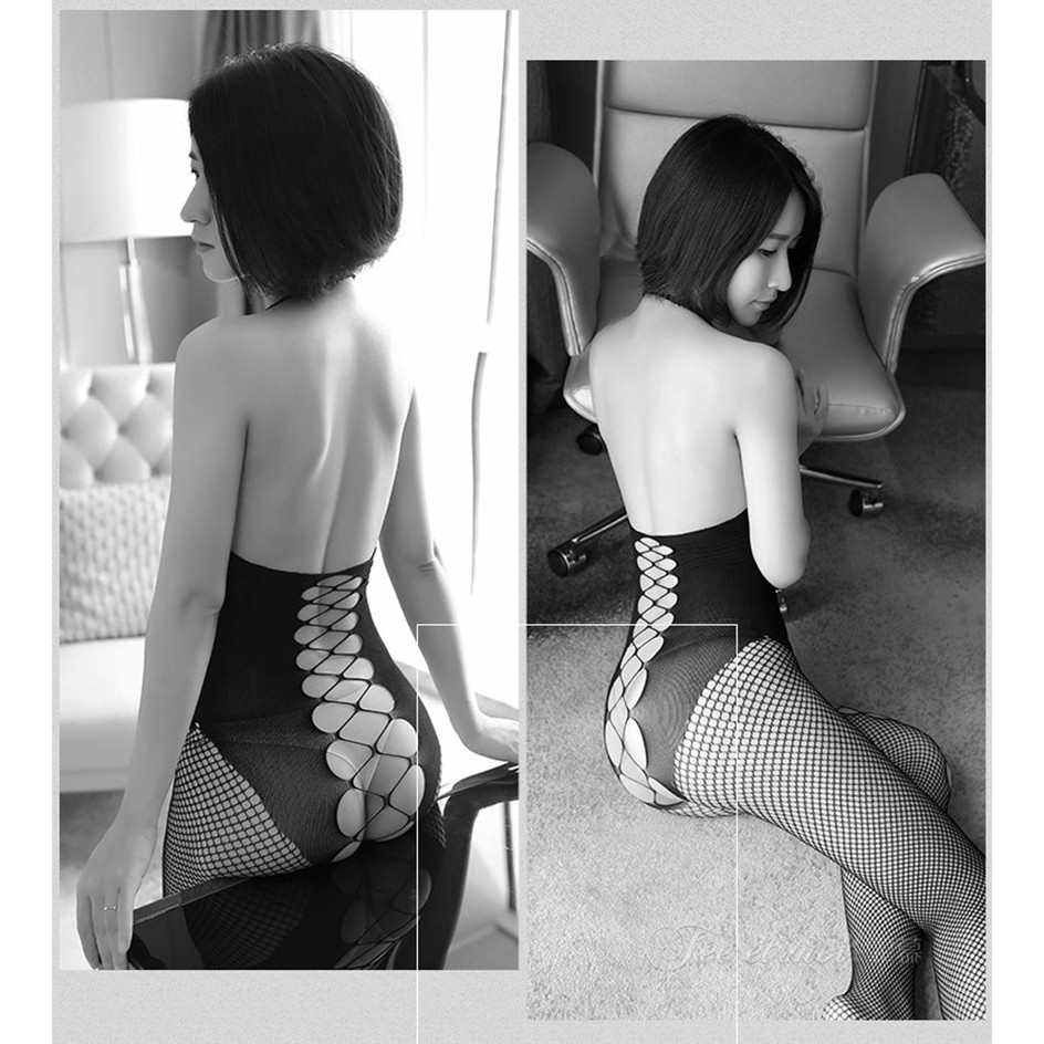 Tất lưới toàn thân Body Stocking màu đen sexy quyến rũ hàng cao cấp giá rẻ cosplay phòng ngủ | BigBuy360 - bigbuy360.vn