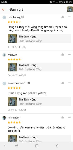 Tri ân_Trà Sam Hồng mua 3 tặng 1 gói 200gr