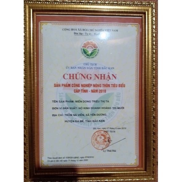 Miến dong Triệu Thị Tá - miến Ba Bể sợi rút