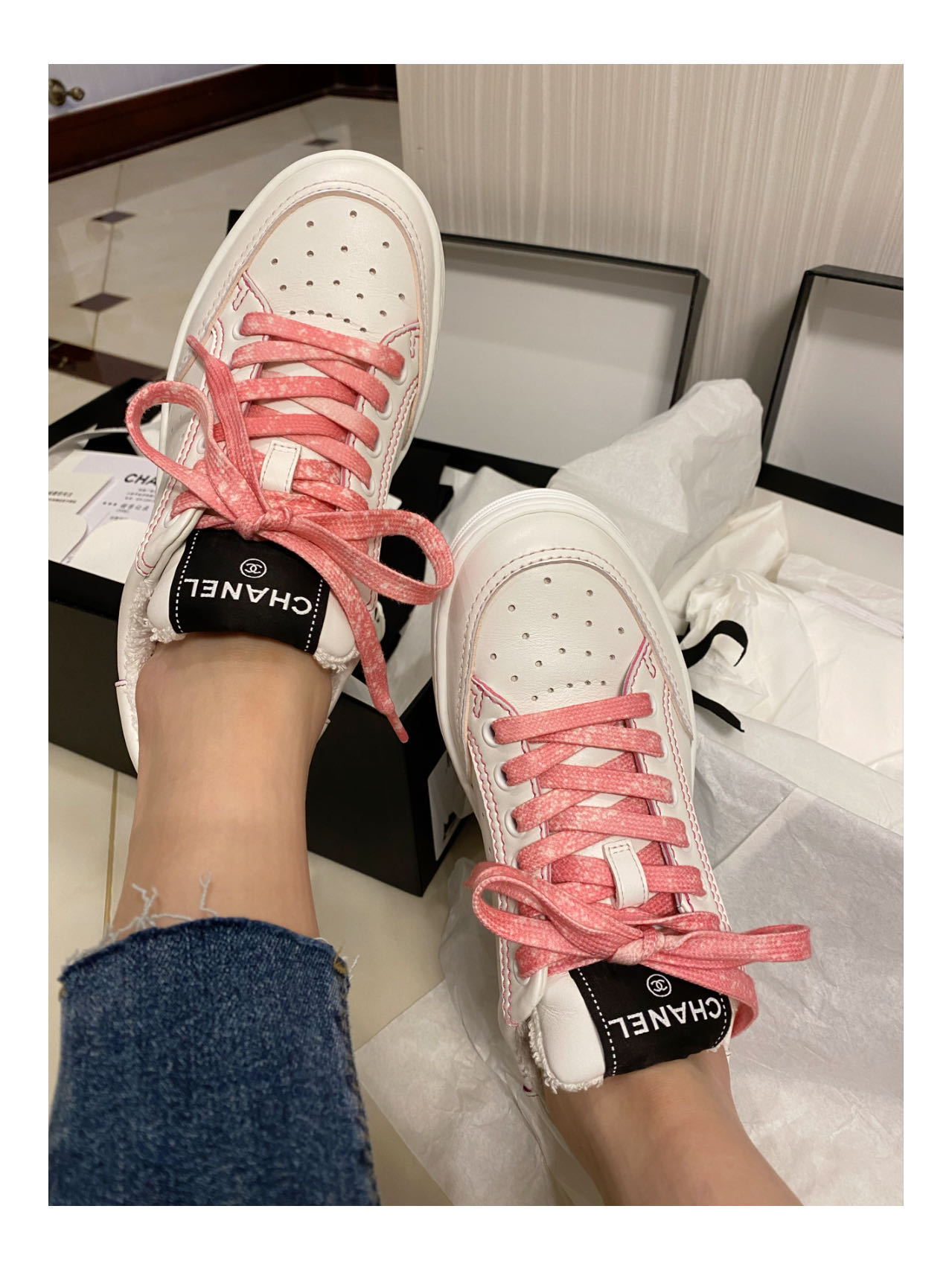 Dây giày vải Converse aj1 Airforce1 màu sắc loang dành cho nam nữ