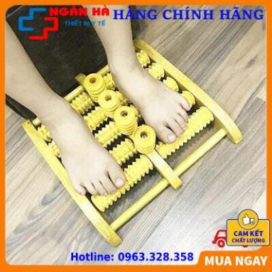 Bàn Lăn Chân Gỗ Massage Chân Bằng Gỗ Loại 5 Hàng-[Thiết bị y tế]
