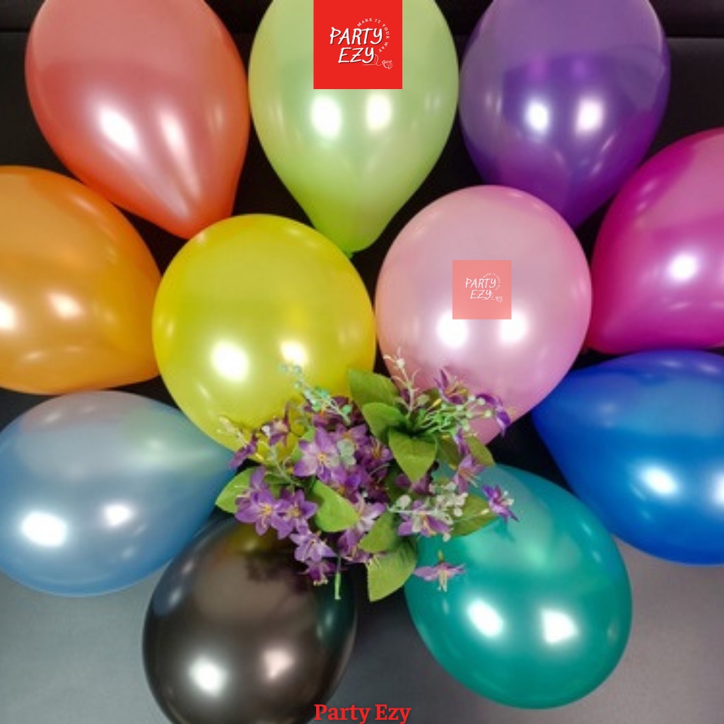 SET 10 BÓNG NHŨ TRÒN 10 INCH  NHIỀU MÀU