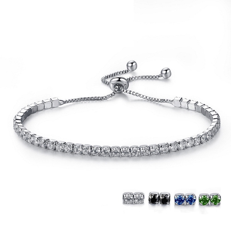 Vòng Tay Đính Đá Zircon Thời Trang Dành Cho Nữ