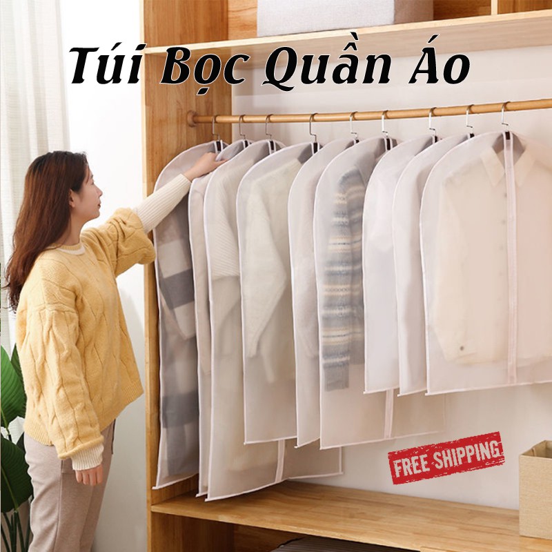 Túi Bọc Quần Áo, Túi Đựng Quần Áo Treo Tủ Chống Bụi, Chống Thấm, Ẩm Mốc Mối Mọt PAPAA.HOME