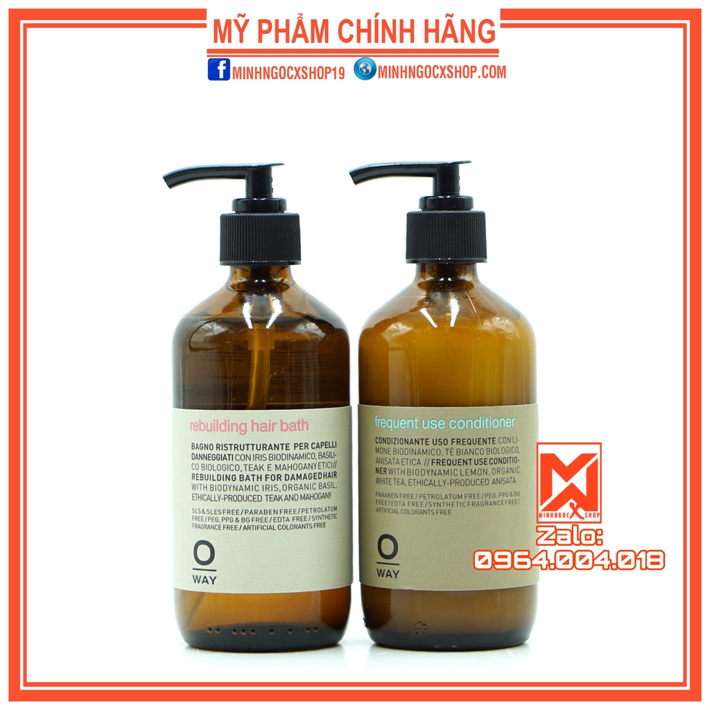 Dầu gội tái tạo cấu trúc tóc và dầu xả hàng ngày OWAY 240ml chính hãng