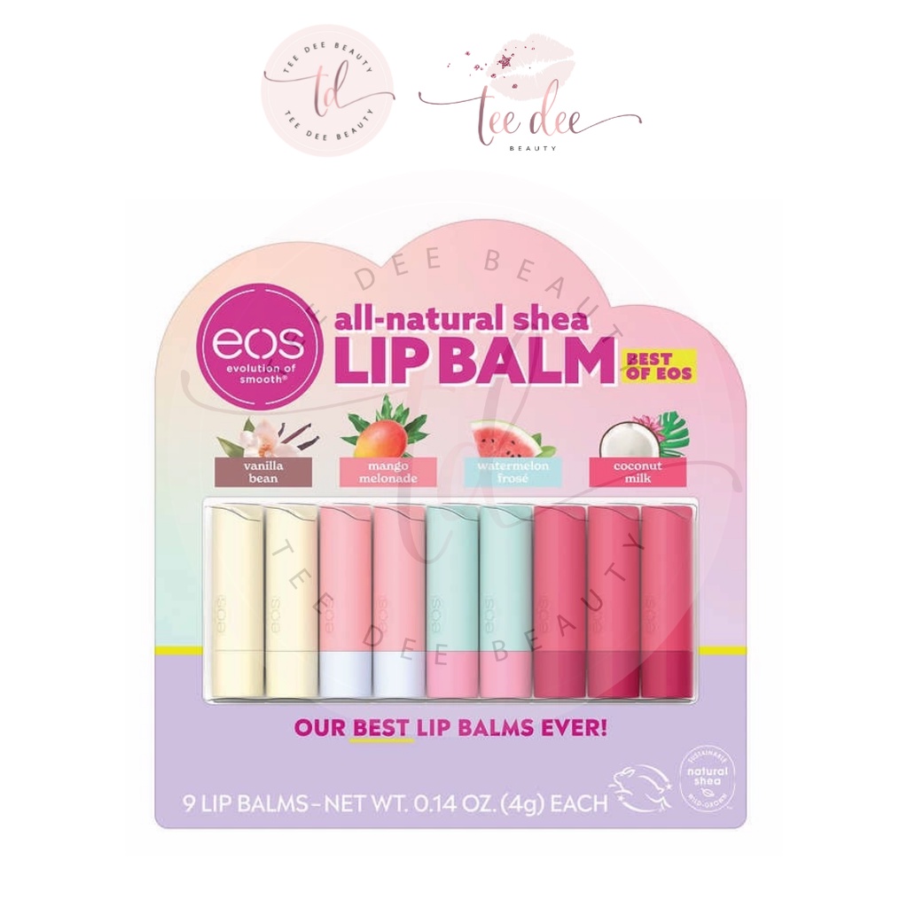Set son dưỡng môi EOS lip balm đủ mùi SĂN SALE
