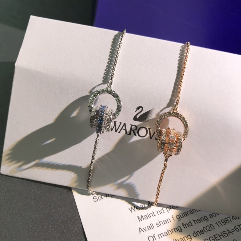 Vòng Tay Hai Lớp Mạ Vàng Hồng 18K Thời Trang 2023 5537123