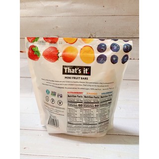 That's it Mini fruit Bar