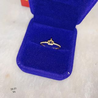 Nhẫn vương miện vàng nhỏ xinh