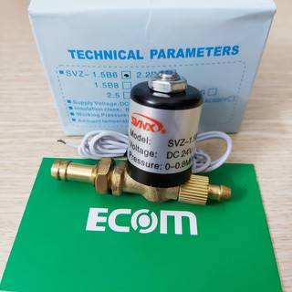 Van khí 24VDC 1.5B6 dùng cho máy hàn tig, máy cắt plasma (van điện từ)