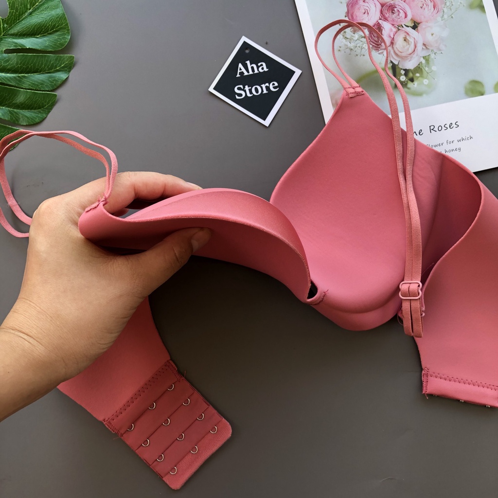 Áo Ngực Su Đúc Không Gọng Phối Lụa Hàng Cao Cấp YiOn Underwear AS04