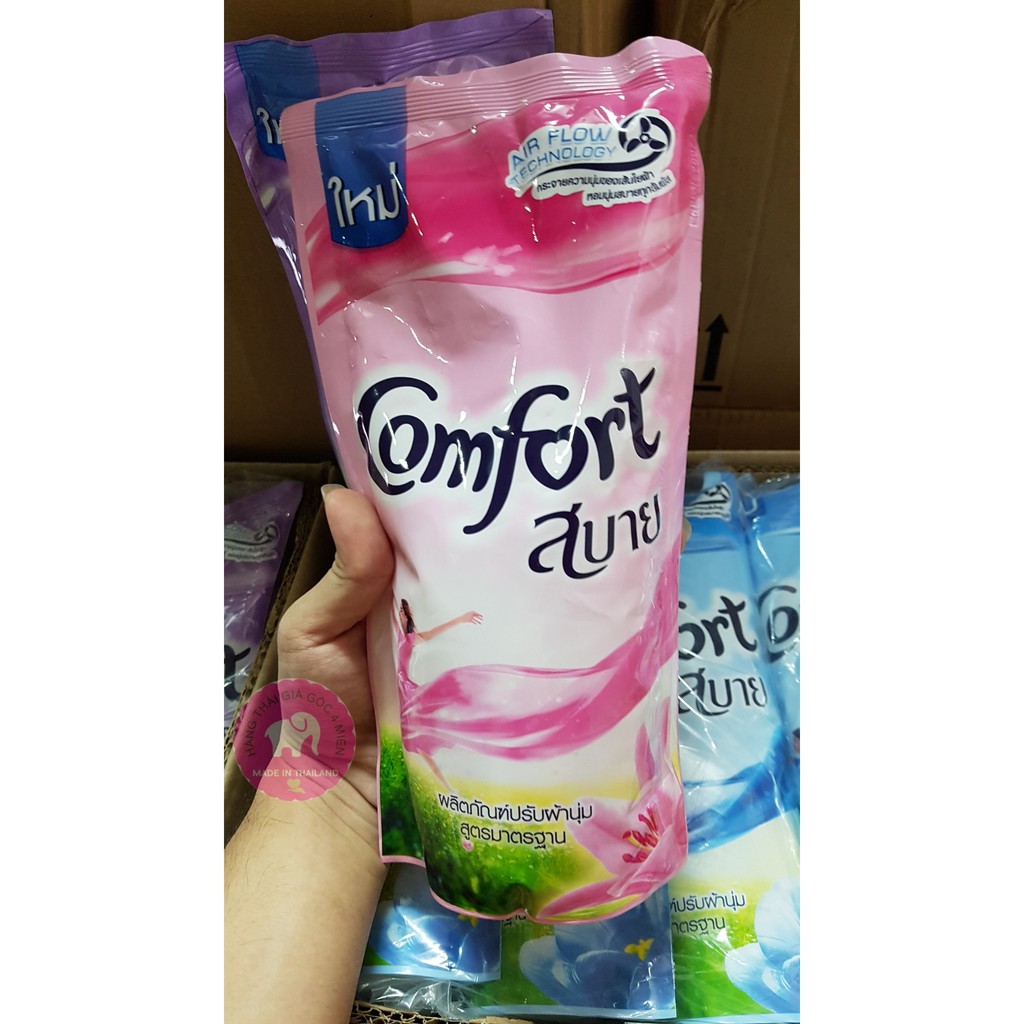 [GIÁ HỦY DIỆT] Combo 3 túi nước xả vải Comfort Thái Lan mẫu mới đủ màu 580ml