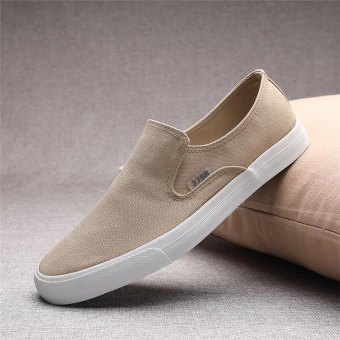 Slip on nam - Giày lười vải nam cao cấp thương hiệu 3768 - Vải thô 4 màu (đen), (khaki), (Xanh), (Đỏ) - Mã SP 616 | BigBuy360 - bigbuy360.vn