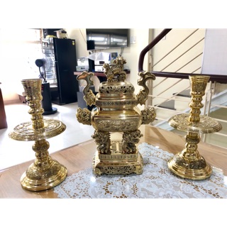 BỘ ĐỈNH ĐỒNG VUÔNG TAI RỒNG NHƯ Ý