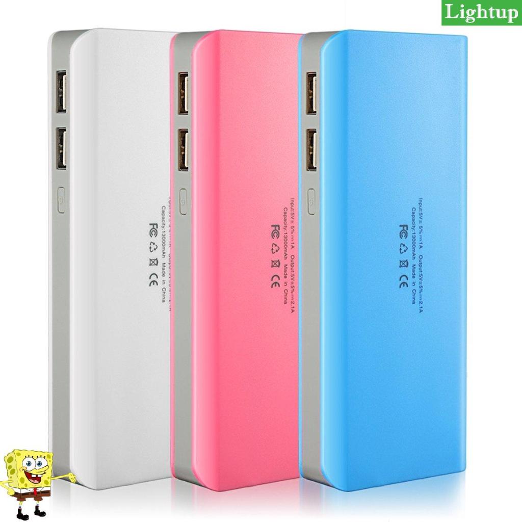 Hộp đựng PowerBank 13000mah Điện thoại di động di động Hai giao diện USB Ngân hàng sạc