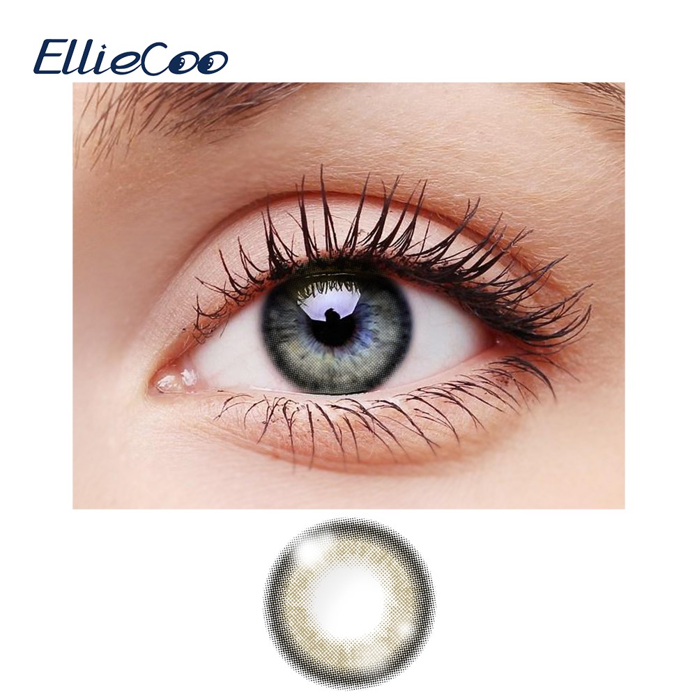 Bộ 2 chiếc kính áp tròng EllieCoo thuộc dòng Gemstone xinh đẹp sử dụng trong một năm