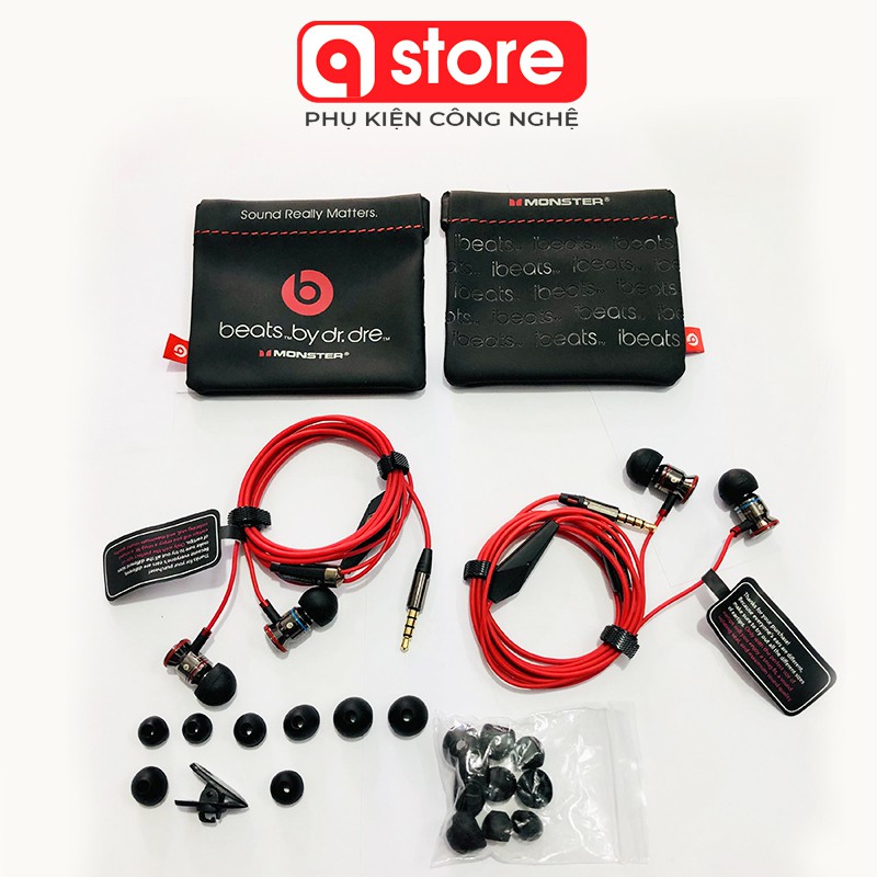 Tai Nghe Ibeats Monster Chính Hãng, Có Mic, Thiên Bass Jack 3.5