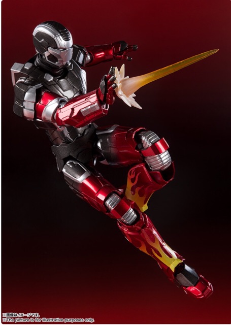 [Order báo giá] Mô hình chính hãng Shf Iron man Mk22 - Hotrod tỷ lệ 1/12 của Bandai