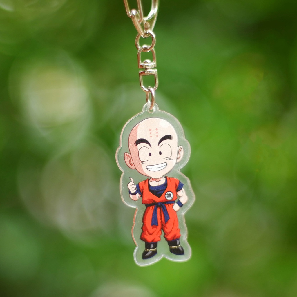 Móc khóa Dragonball Z - Bảy viên ngọc rồng - Goku, Picolo, Krillin,Vegeta, Trunks, Android 18, Majin Boo, Cell, Frieza