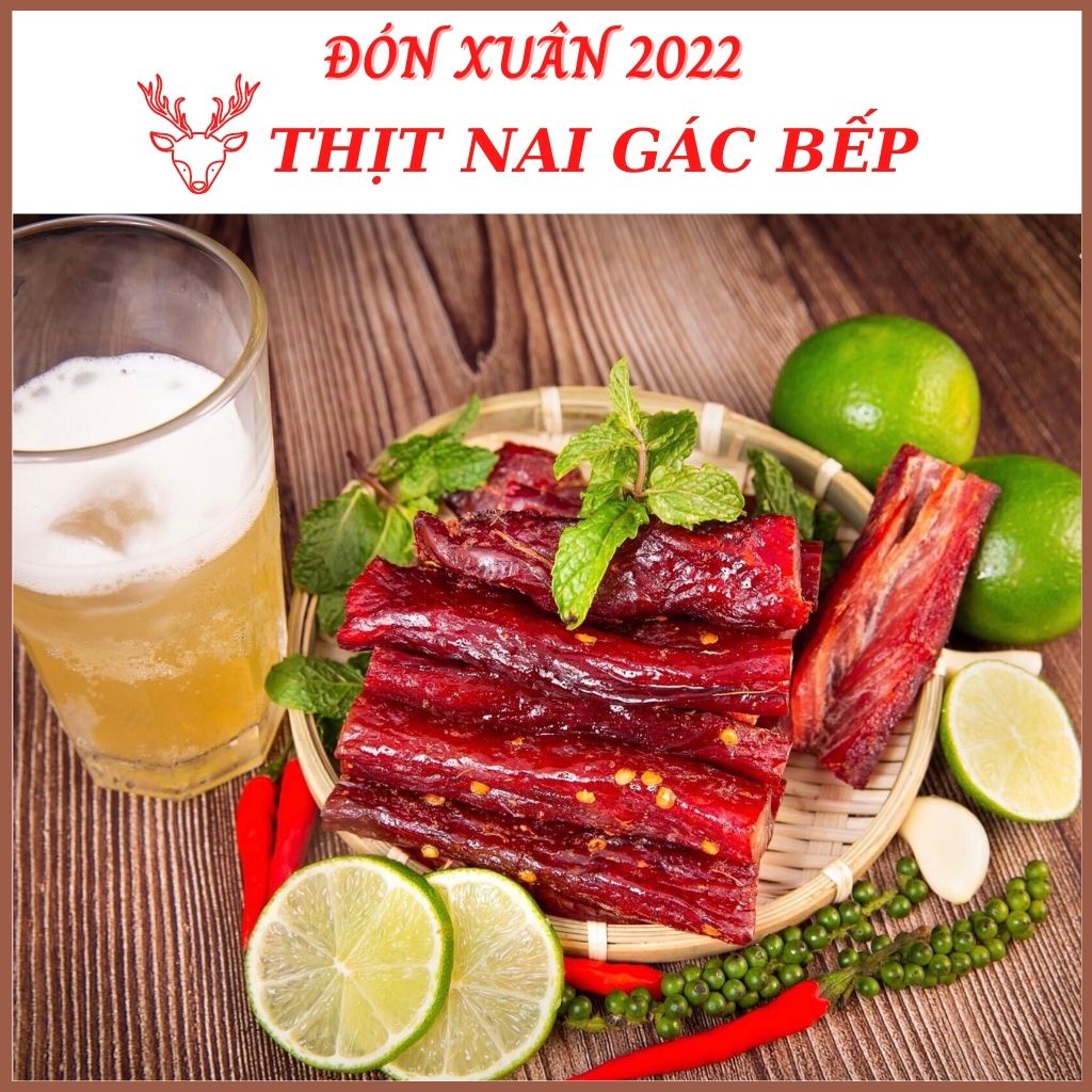 Nai rừng gác bếp Tây Bắc  bao ngon (Tặng Chẩm chéo) khô Nai sấy gác bếp chuẩn vị - ĐẶC SẢN TÂY BẮC | BigBuy360 - bigbuy360.vn