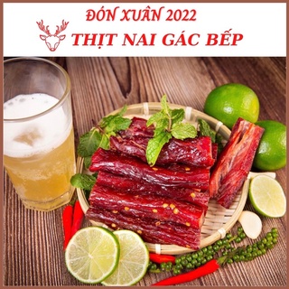 Nai rừng gác bếp Tây Bắc  bao ngon (Tặng Chẩm chéo) khô Nai sấy gác bếp chuẩn vị - ĐẶC SẢN TÂY BẮC