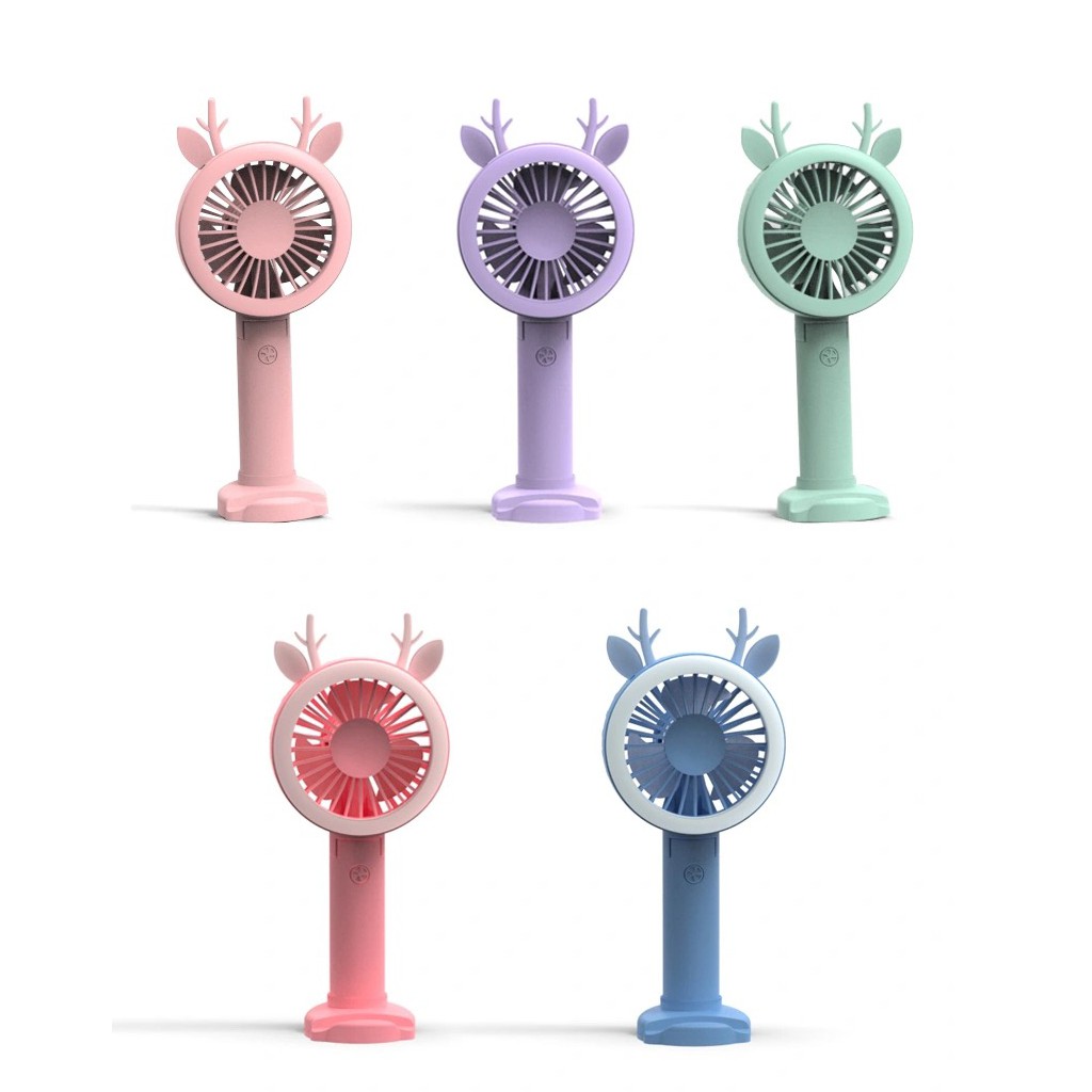Quạt mini cầm tay iMebobo chính hãng, quạt cầm tay pin sạc 1200mAh có đèn LED | BigBuy360 - bigbuy360.vn