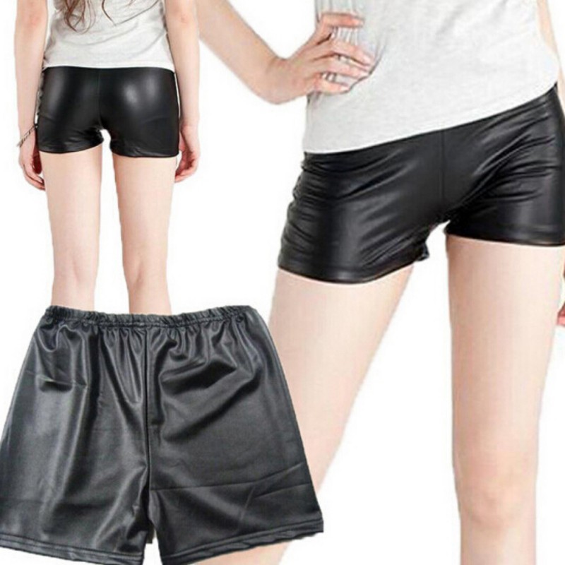 Quần short da PU | BigBuy360 - bigbuy360.vn