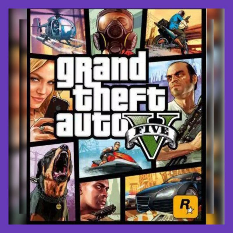 Bộ Đĩa Cd Dvd Pc Gta 5 - Gta V