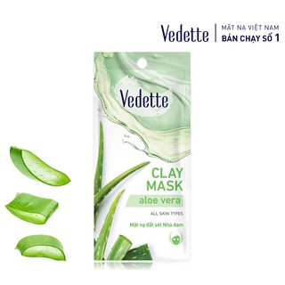 Mặt Nạ Đất Sét Vedette Nha đam & Bengkoang 15ml