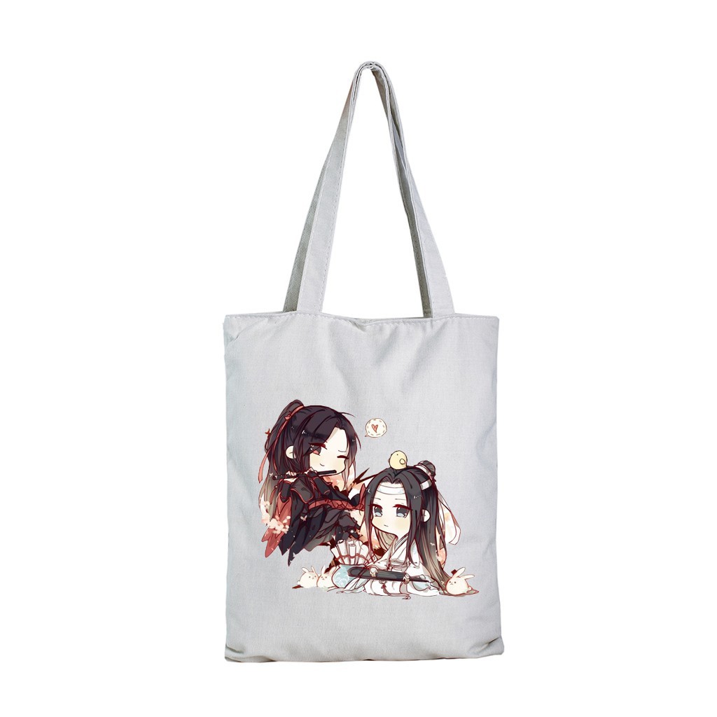 Túi tote vải in hình Trần Tình Lệnh chibi M04