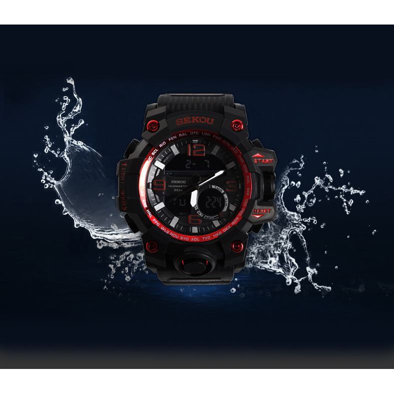 Đồng hồ thể thao nam điện tử cao cấp chính hàng SEKOU 9004 | BigBuy360 - bigbuy360.vn