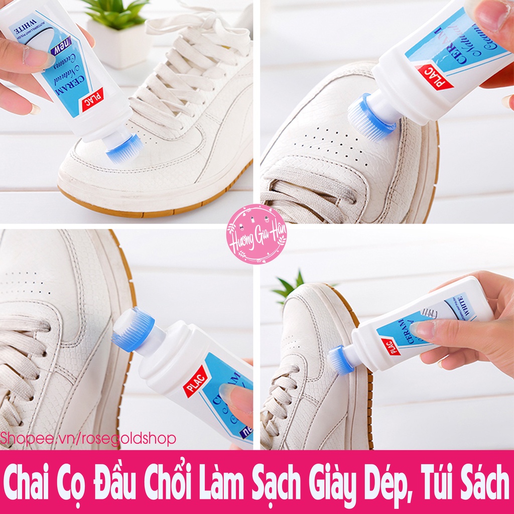 Chai Cọ Đầu Chổi Làm Sạch Giày Dép, Túi Xách