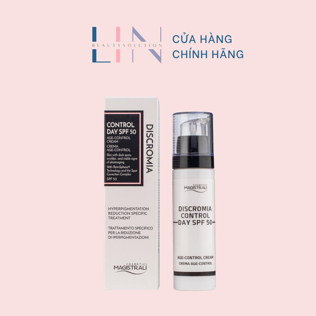 Difa Cooper Discromia control day  50ml - Kem dưỡng sáng da ban ngày, chống nắng chỉ số SPF50
