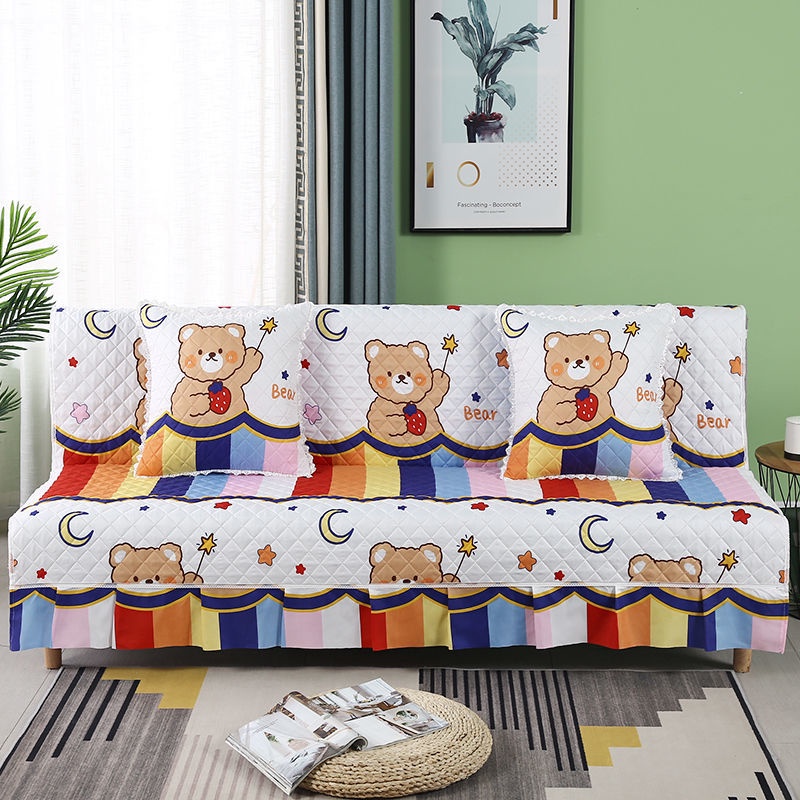Sofa Phong Cách Bắc Âu Bọc Ghế Sofa Lười đệm Sofa Gấp Bọc Ghế Sofa Bốn Mùa Phổ Quát Bao Gồm Tất Cả Các Loại Sofa Giường Bọc Ghế Sofa Không Tay Vịn