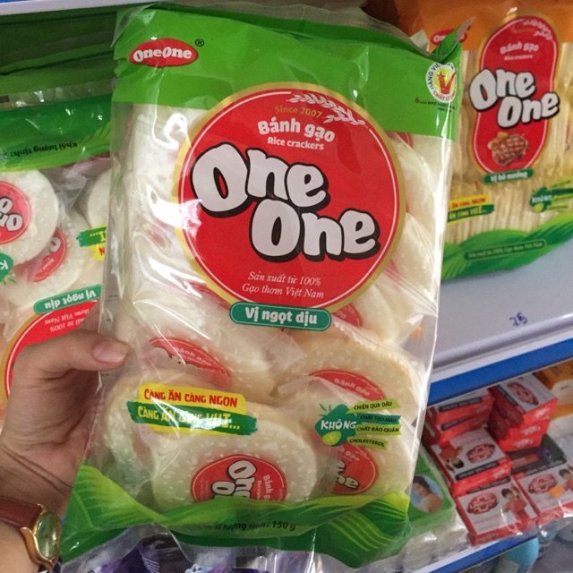 Bánh Gạo Nướng OneOne Vị Ngọt Dịu Gói 150g - 230g