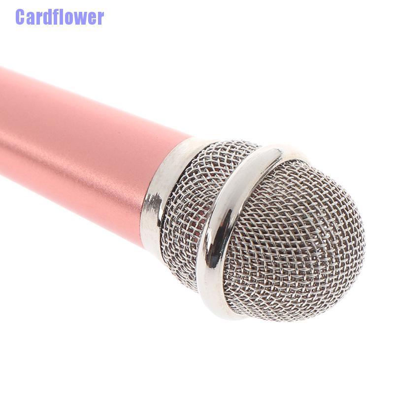 Micro Hát Karaoke Mini Giắc Cắm 3.5mm Cho Điện Thoại Pc