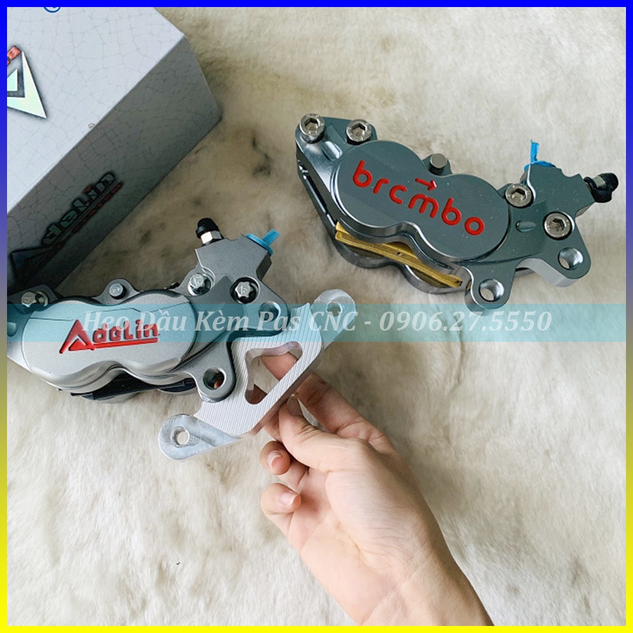 Pát Trước CNC xe Ex135/Ex2010 Ex150/155 Satria Sonic Winner Sirius Raider đĩa Zin/245mm +Heo Brcmbe Adelin Frand 4piston