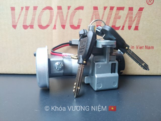 Khóa máy xe Sirius Fi, Jupiter Fi RC, Jupiter Finn chìa 8 cạnh chống trộm cao cấp VƯƠNG NIỆM