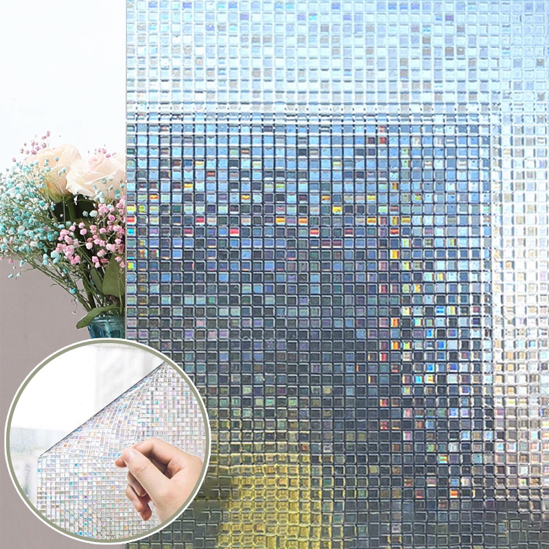 Miếng Dán Tĩnh Điện 3D Cho Cửa Kính Nhà Tắm