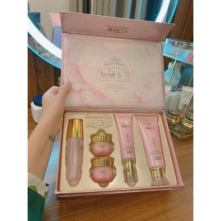 Kem Hoàng Cung Hồng Kim Cương - Bộ Hồng Vip 5in1 Chính Hãng