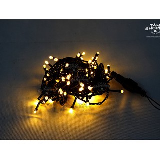 Dây đèn Led màu Vàng ấm trơn 10m 96 bóng TAN
