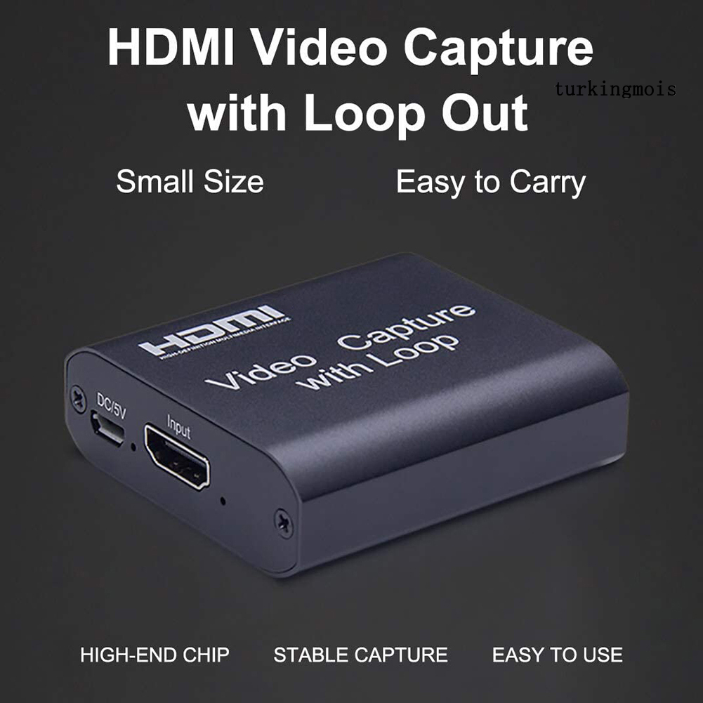 TSP_4K HDMI-compatible to USB2.0 HD 1080P Video Capture Card Dongle for Game Live Streaming