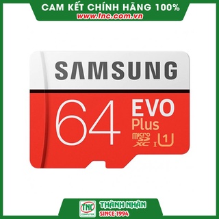 Thẻ nhớ 64gb micro-sdhc samsung evo plus mb-mc64ha/apc