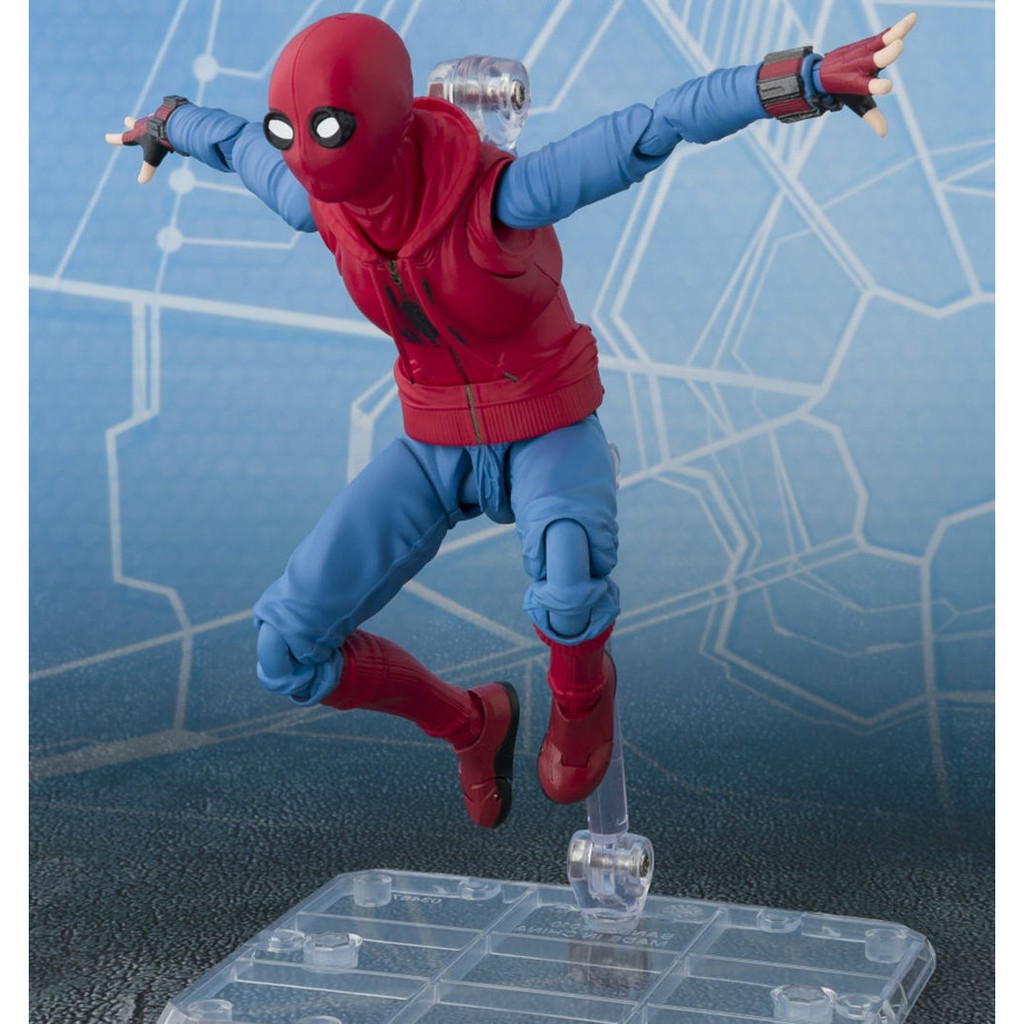 🌟GIÁ HỦY DIỆT🌟 Mô Hình Người Nhện Spider Man Homecoming Homemade Suit SHF - S.H. Figuarts Full Box