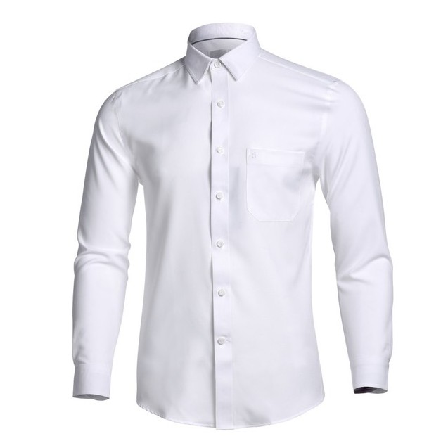 OWEN - Áo sơ mi trắng dài tay vải sợi tre (có túi ngực) - Áo sơ mi Owen regular | BigBuy360 - bigbuy360.vn