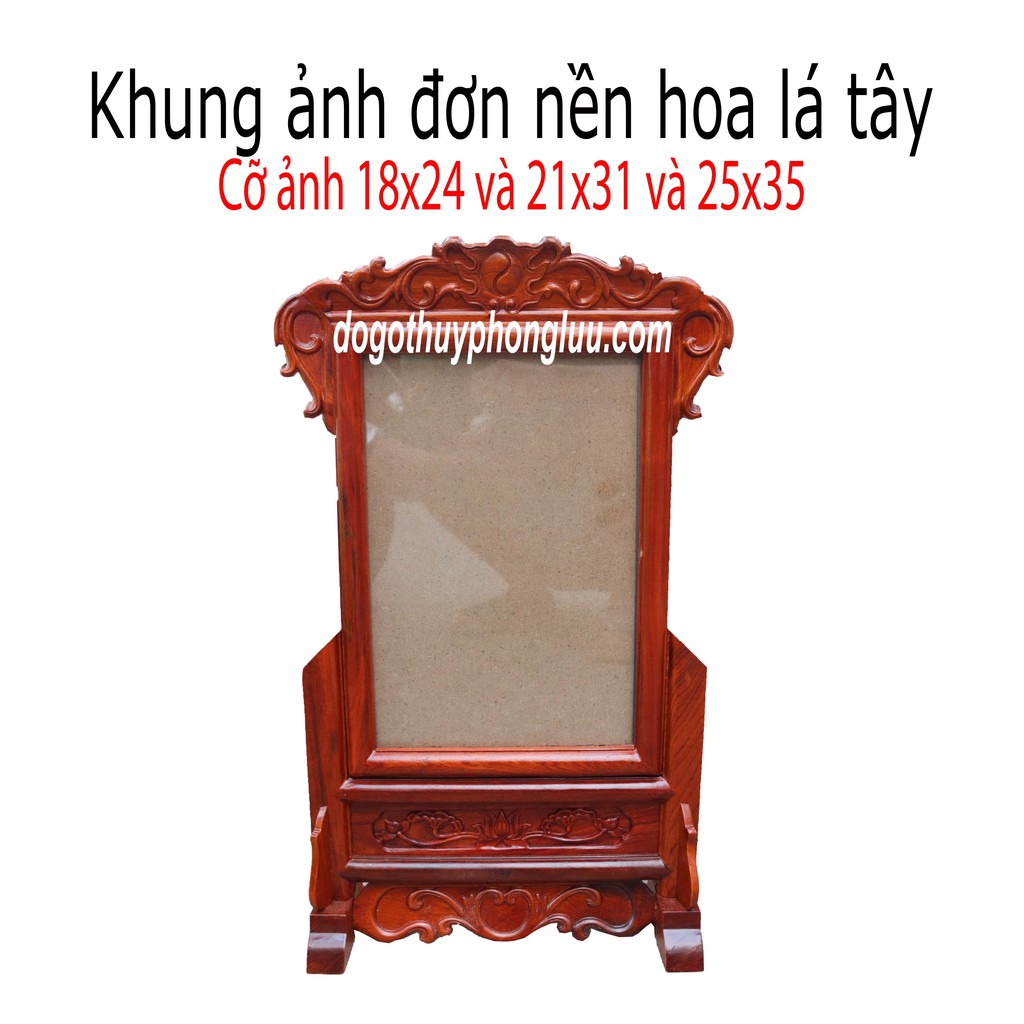 Khung ảnh hoa lá tây nền,Khung hình thờ nền đơn cỡ ảnh 21x31 và 25x35