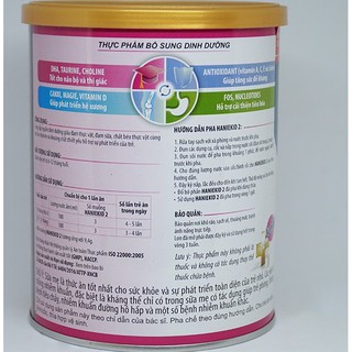Sữa bột Hanie Kid 2 900g